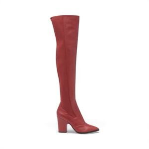 Sam Edelman Women's Natasha High Red Knee High Boot Burgundy 7.5 NWT